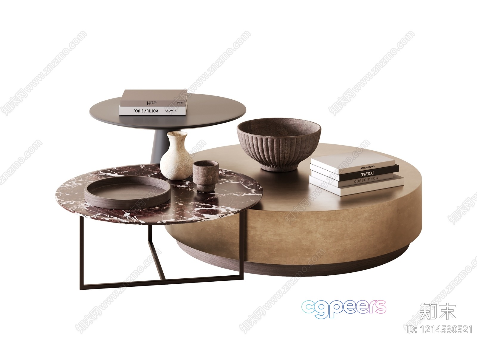 Modern Coffee Table 3D Model - 23161 - VRAY Render