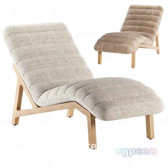 Two Beige Chairs 3D Model - 2752 - VRAY Render Two Beige Chairs 3D Model - 2752 - VRAY Render