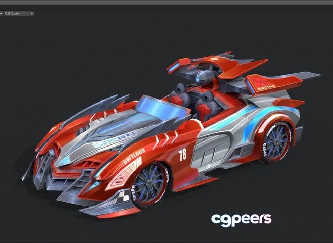 3D Game Assets - Racing car 3D Game Assets - Racing car