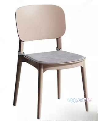 Wooden Dining Chair 3D Model - 1426 - VRAY Render