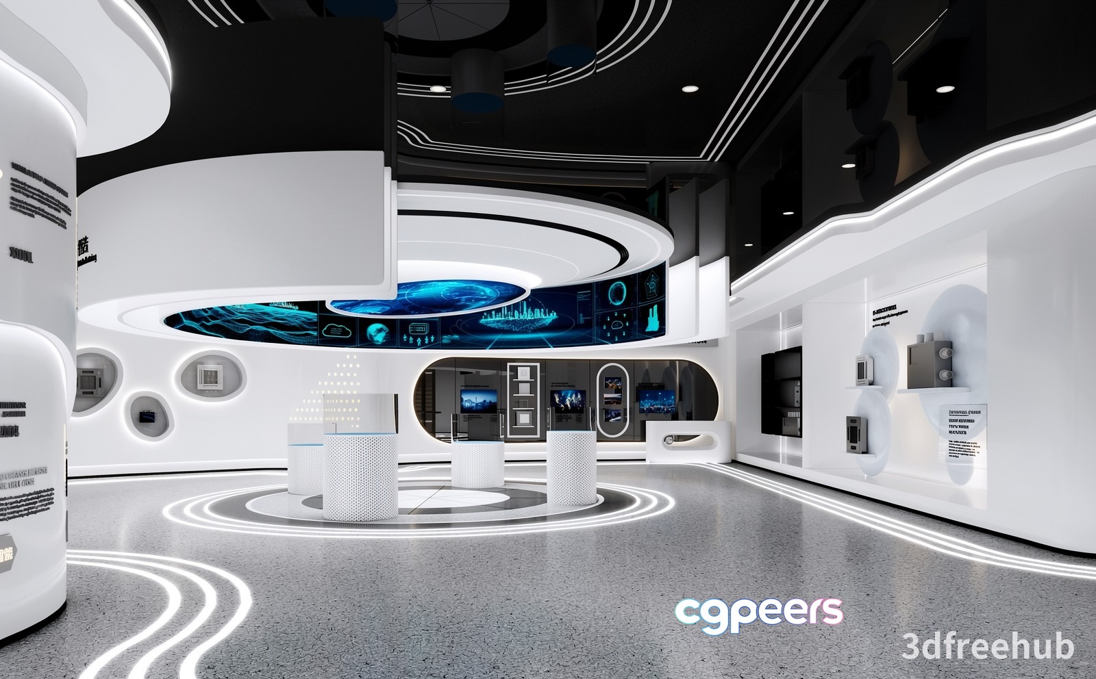 Modern Futuristic Room 3D Model - 22912 - VRAY Render Modern Futuristic Room 3D Model - 22912 - VRAY Render