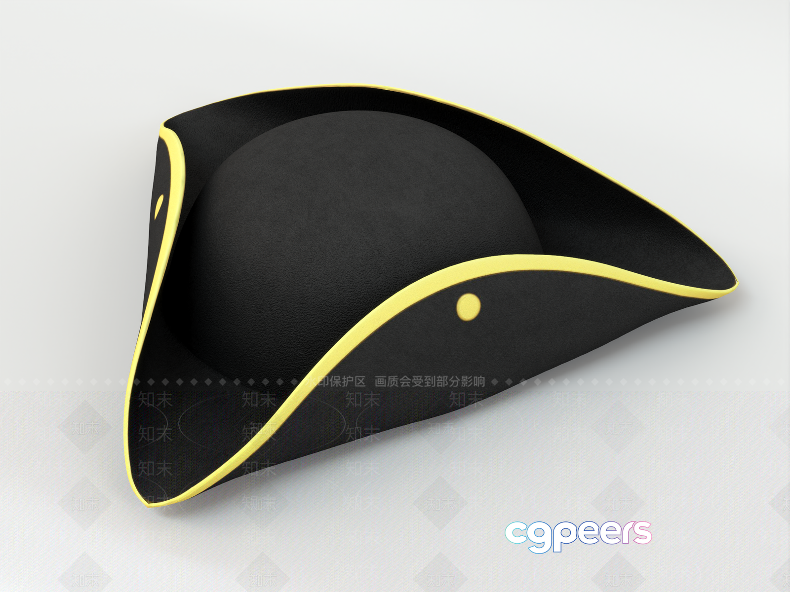 Napoleonic Hat 3D Model - 17138 - VRAY Render