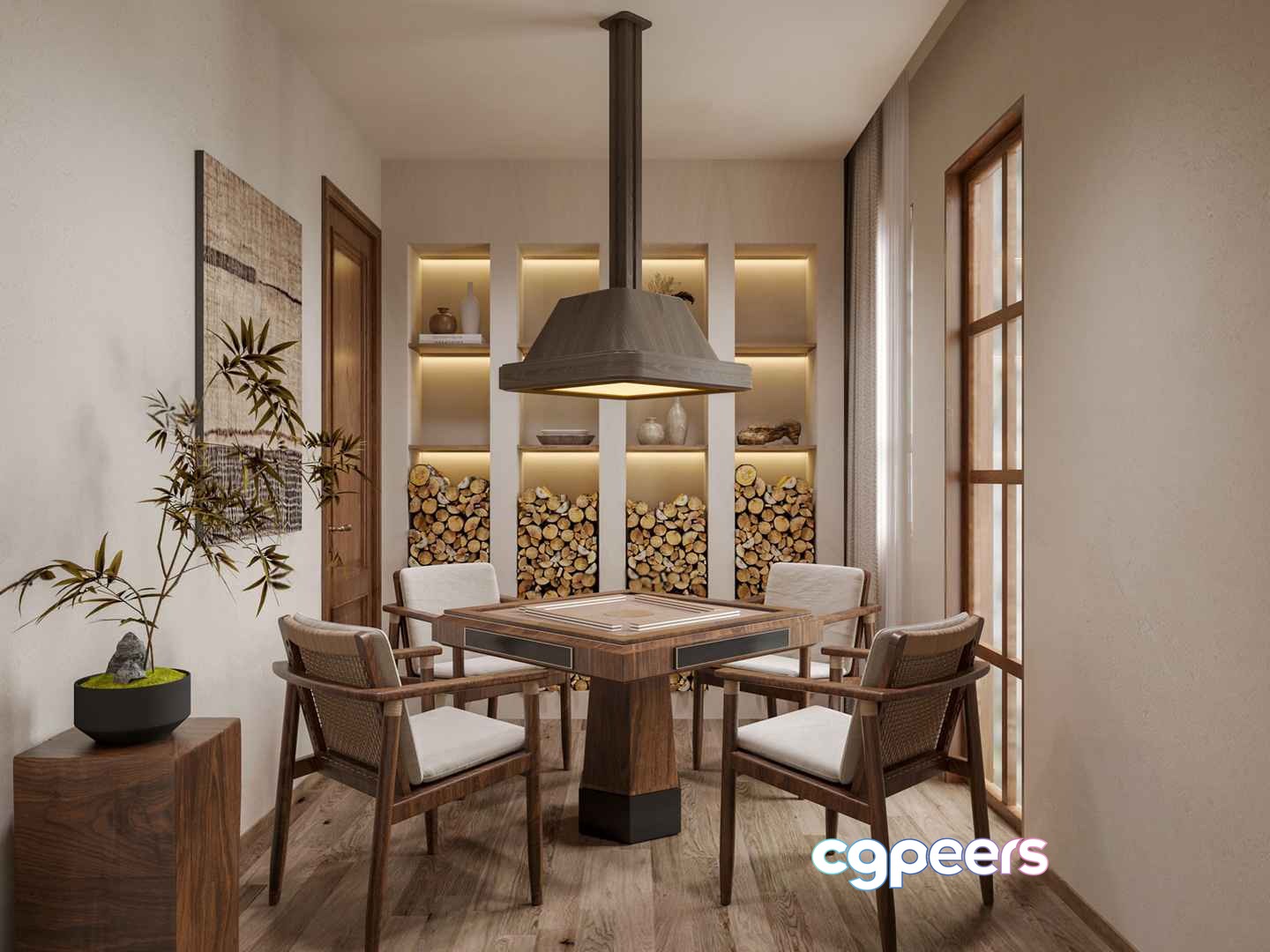 Modern Dining Room 3D Model - 14212 - CORONA Render Modern Dining Room 3D Model - 14212 - CORONA Render