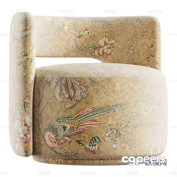 A Bird-Printed Chair 3D Model - 16144 - CORONA Render A Bird-Printed Chair 3D Model - 16144 - CORONA Render