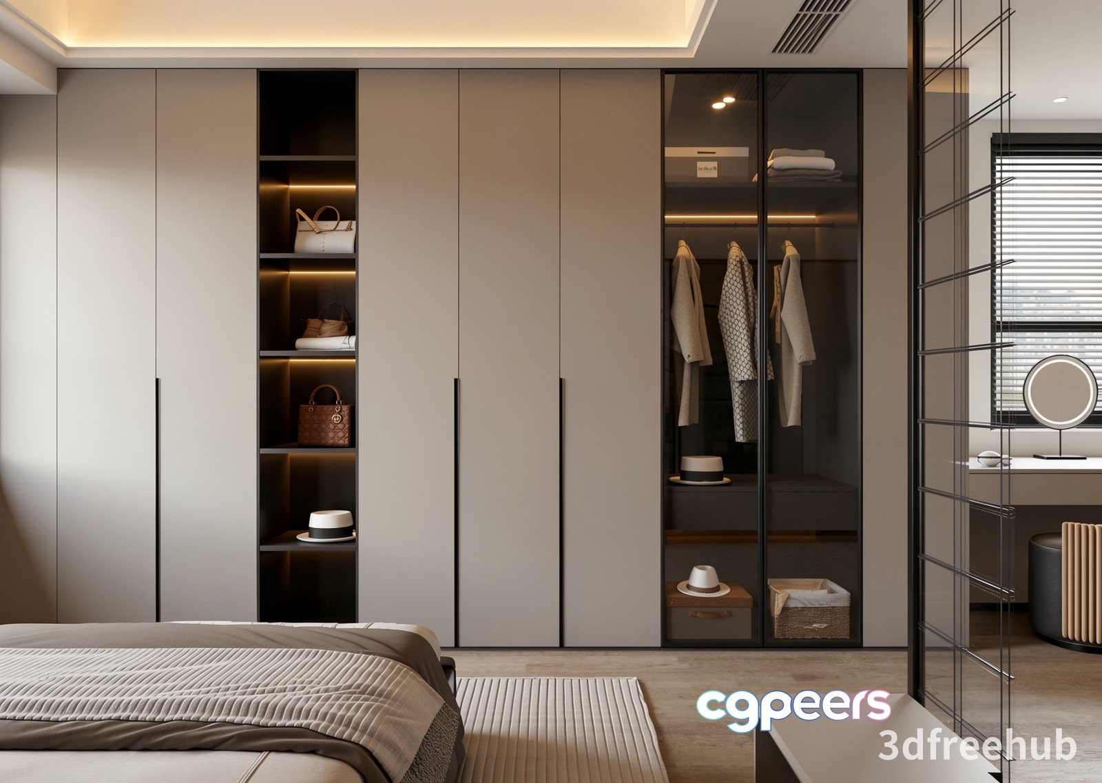 Cozy Modern Bedroom 3D Model - 23175 - VRAY Render Cozy Modern Bedroom 3D Model - 23175 - VRAY Render