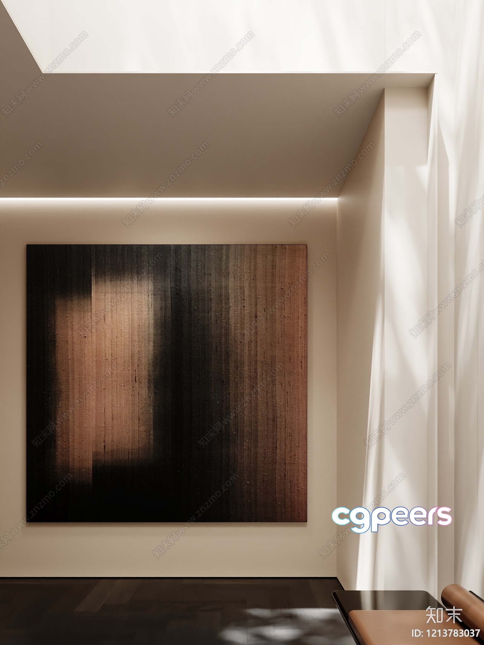 Modern Minimalist Artwork 3D Model - 13747 - VRAY Render Modern Minimalist Artwork 3D Model - 13747 - VRAY Render