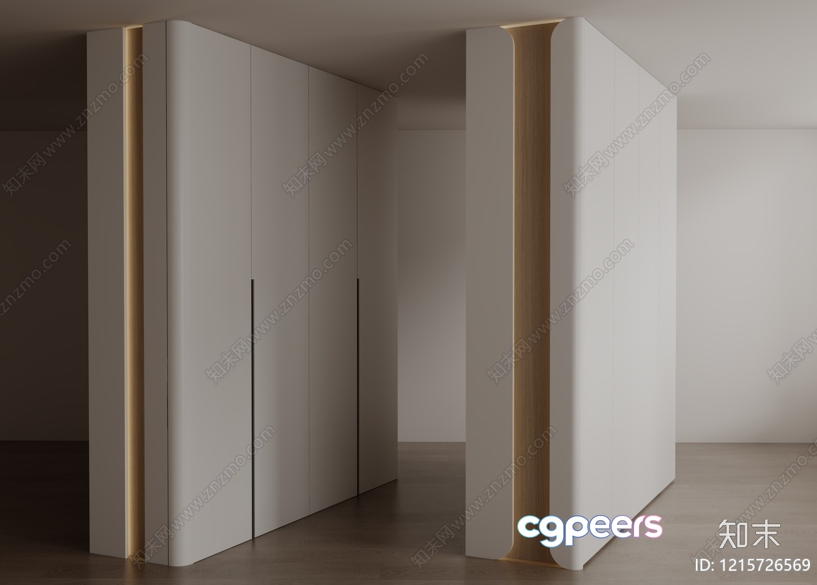 Modern White Room 3D Model - 11614 - VRAY Render Modern White Room 3D Model - 11614 - VRAY Render