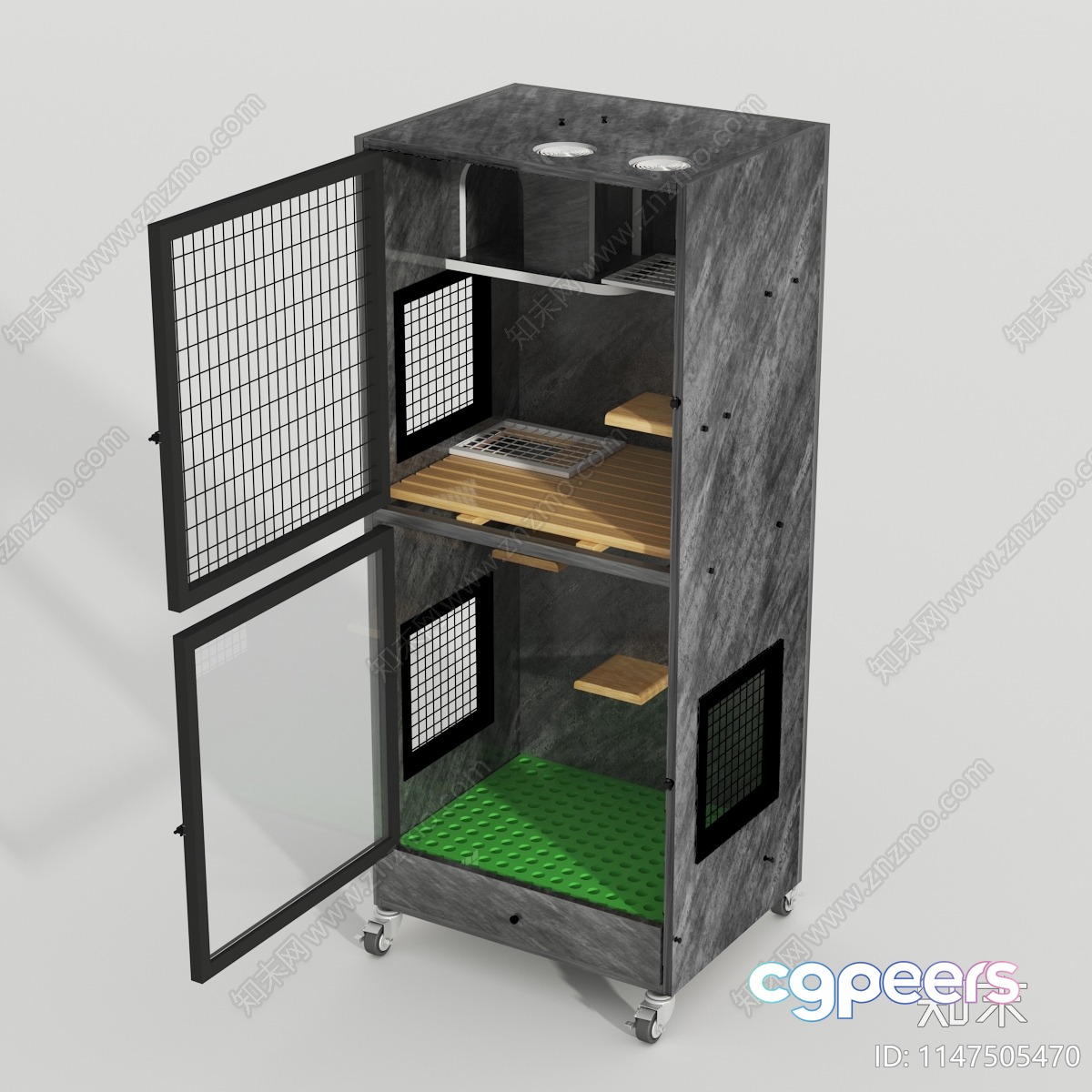 Modern Pet Enclosure 3D Model - 14974 - VRAY Render