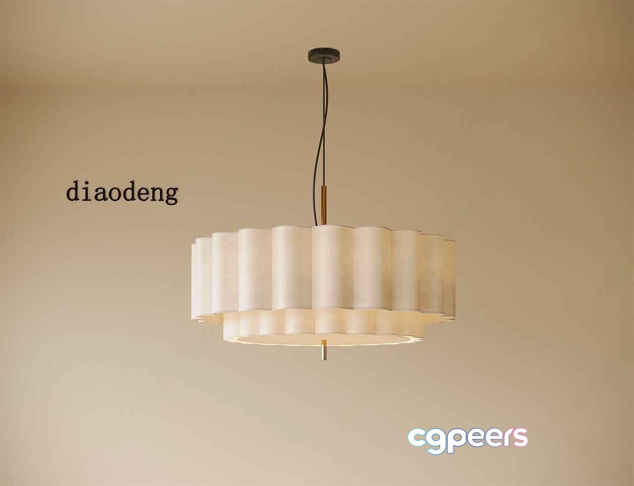 Gold Light Fixture 3D Model - 3531 - VRAY Render Gold Light Fixture 3D Model - 3531 - VRAY Render