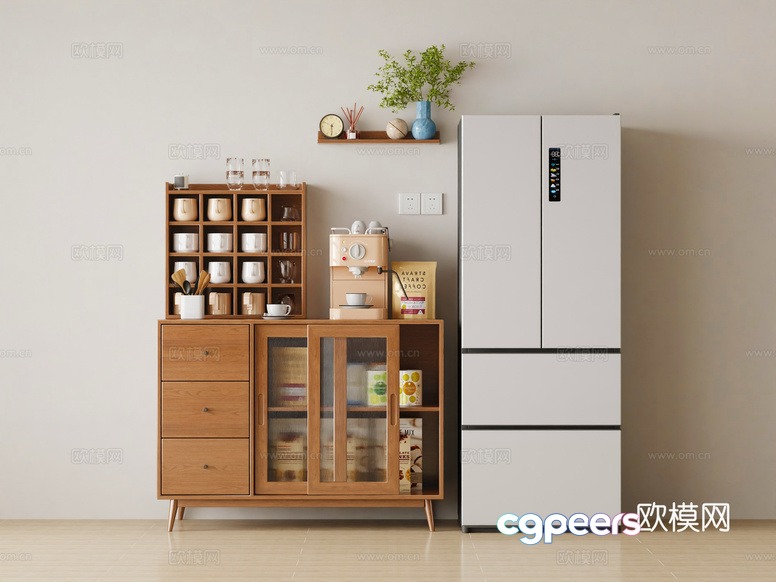 Modern Kitchen Furniture 3D Model - 11753 - VRAY Render Modern Kitchen Furniture 3D Model - 11753 - VRAY Render