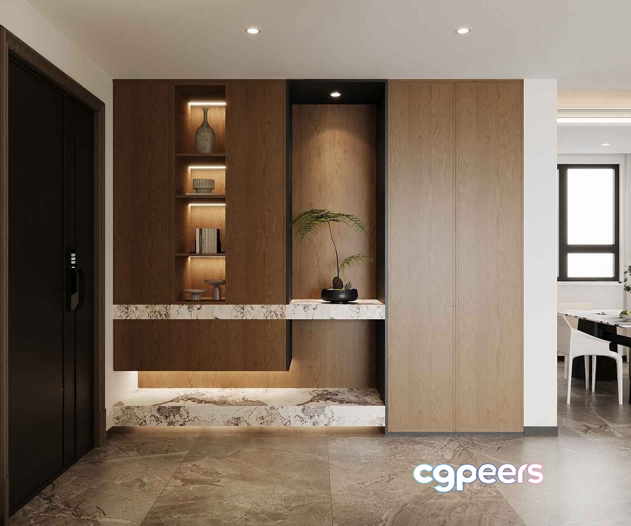 Modern Home Decor 3D Model - 21920 - VRAY Render