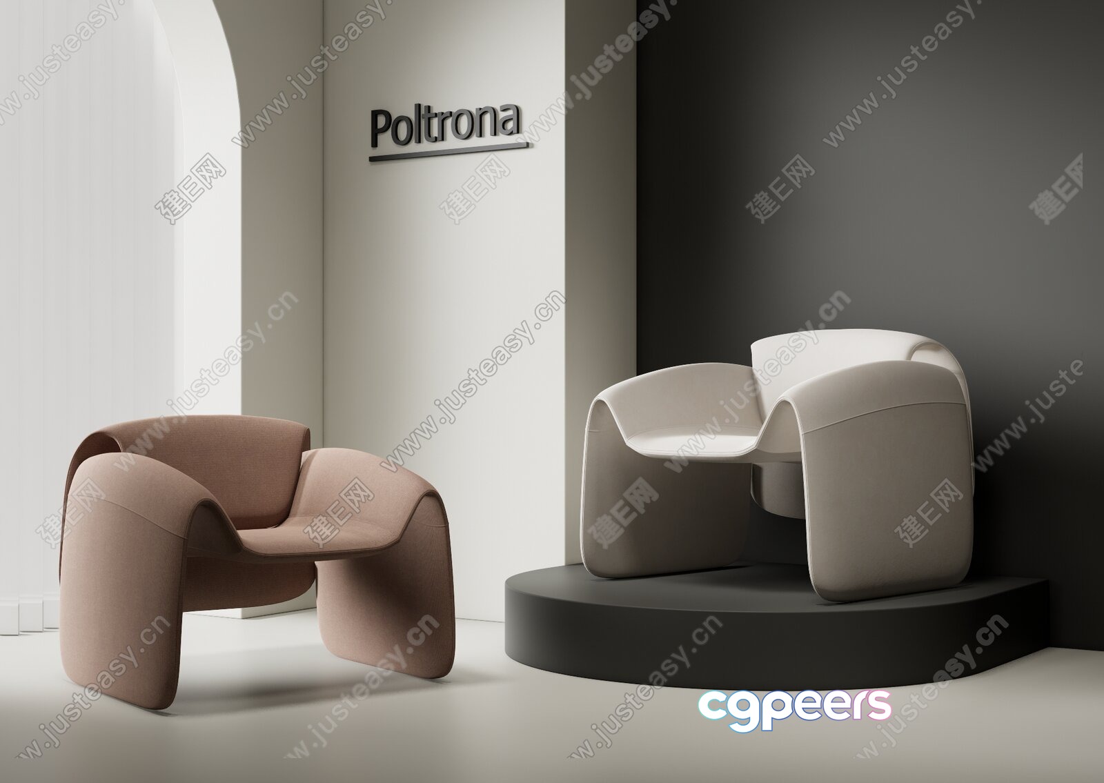 Modern Design Chairs 3D Model - 1901 - VRAY Render