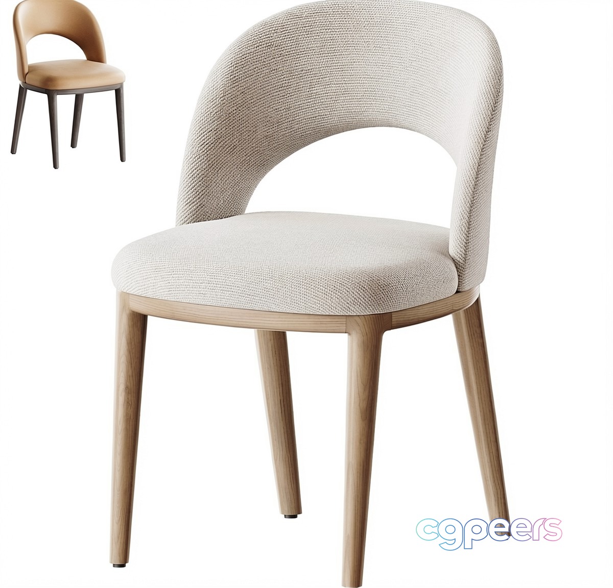 Wooden Dining Chair 3D Model - 23310 - VRAY Render Wooden Dining Chair 3D Model - 23310 - VRAY Render