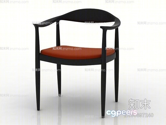 Wooden Chair With A Red Cushion 3D Model - 9571 - VRAY Render Wooden Chair With A Red Cushion 3D Model - 9571 - VRAY Render