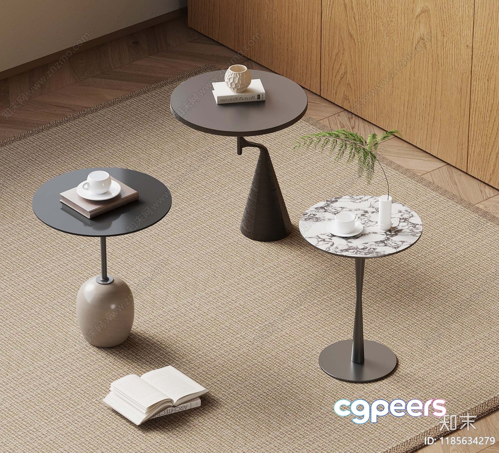 Modern Living Room 3D Model - 12367 - VRAY Render Modern Living Room 3D Model - 12367 - VRAY Render
