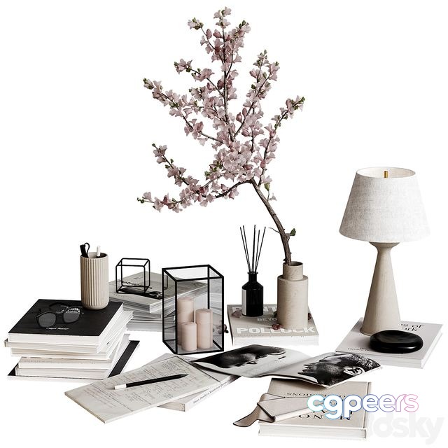 3ds Max Free - Decorative set 02 3ds Max Free - Decorative set 02
