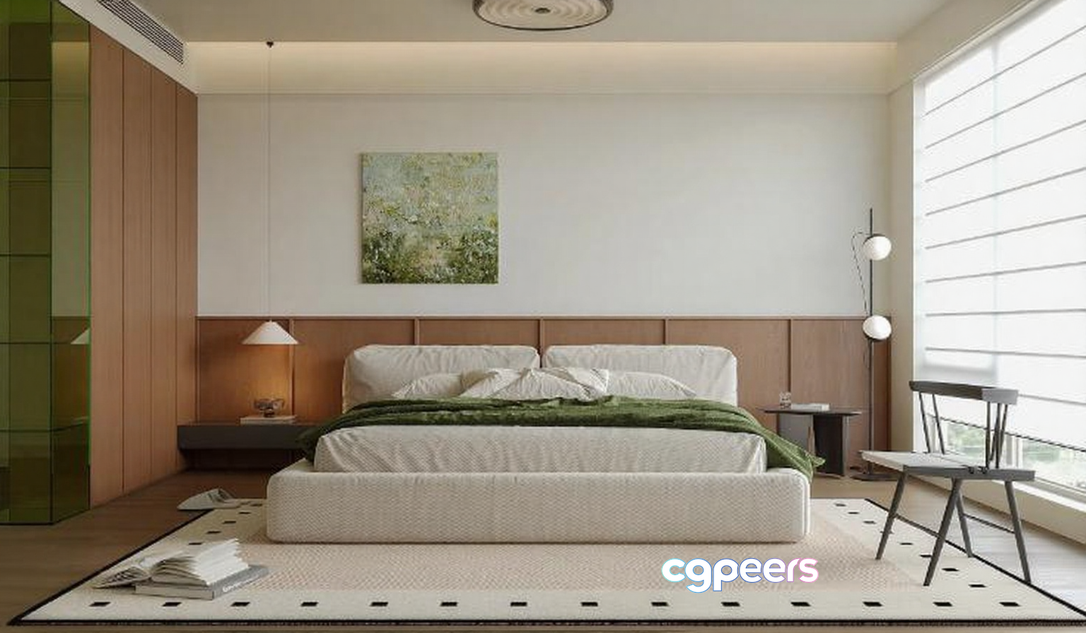 Cozy Bedroom 3D Model - 13840 - CORONA Render