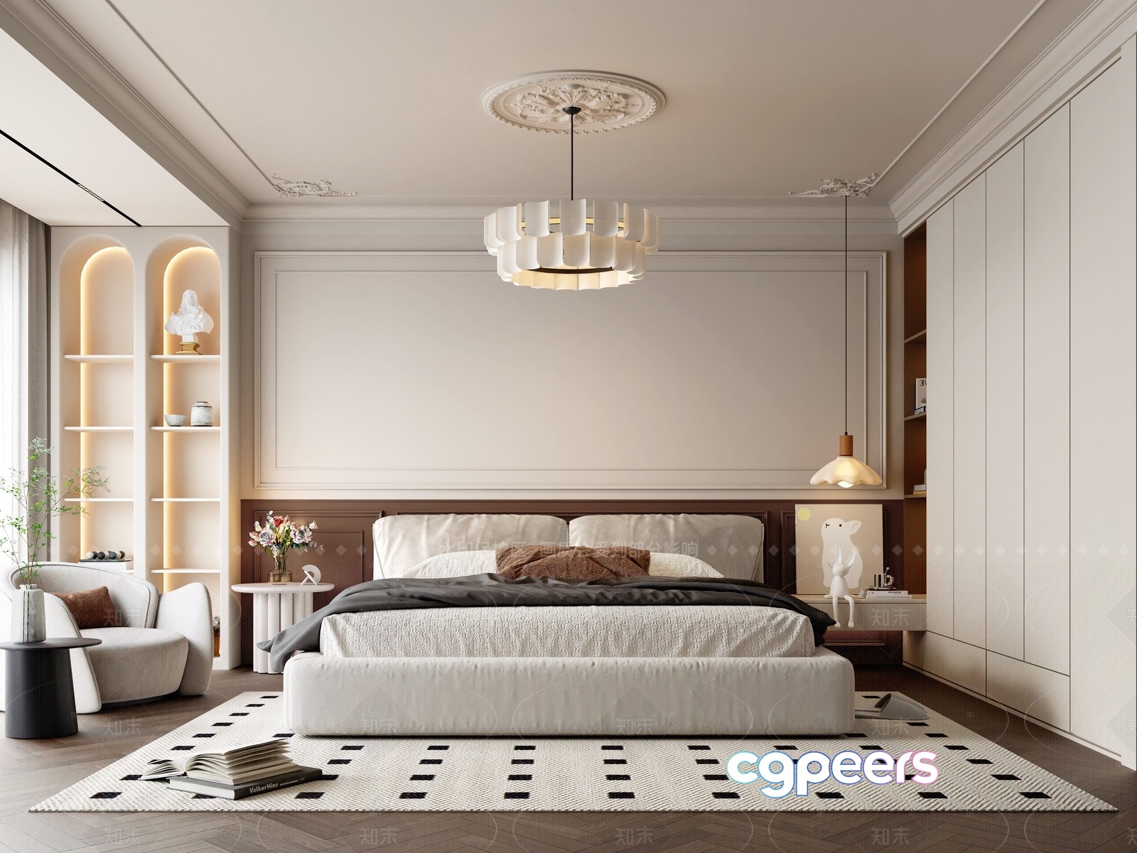 Cozy Bedroom 3D Model - 20439 - VRAY Render