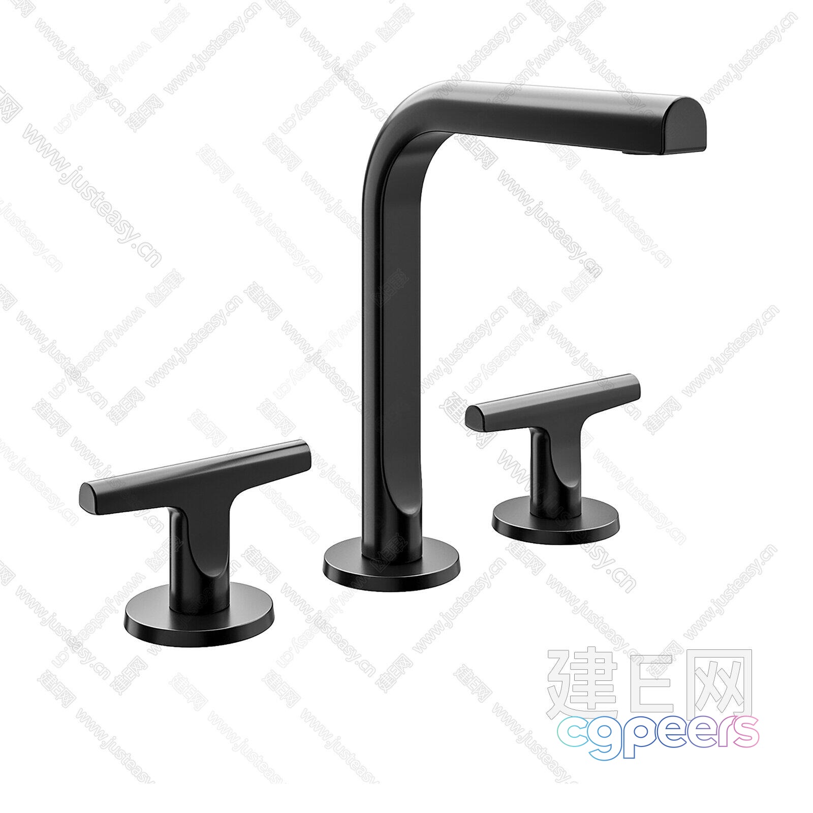 Modern Bathroom Faucet 3D Model - 8137 - VRAY Render