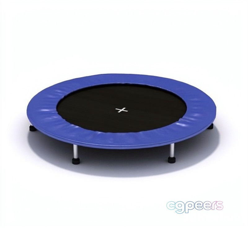A Small Round Trampoline 3D Model - 12502 - VRAY Render A Small Round Trampoline 3D Model - 12502 - VRAY Render
