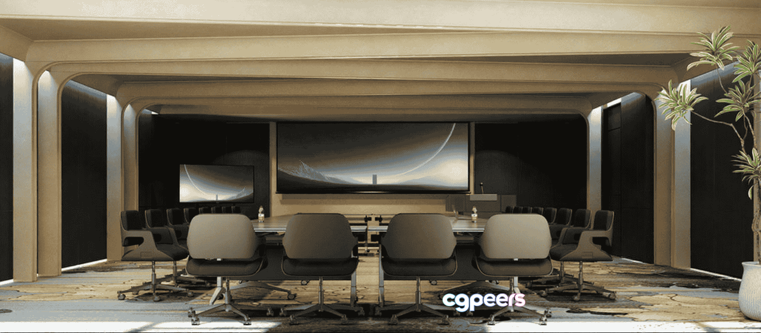 Conference Room Table 3D Model - 23714 - VRAY Render