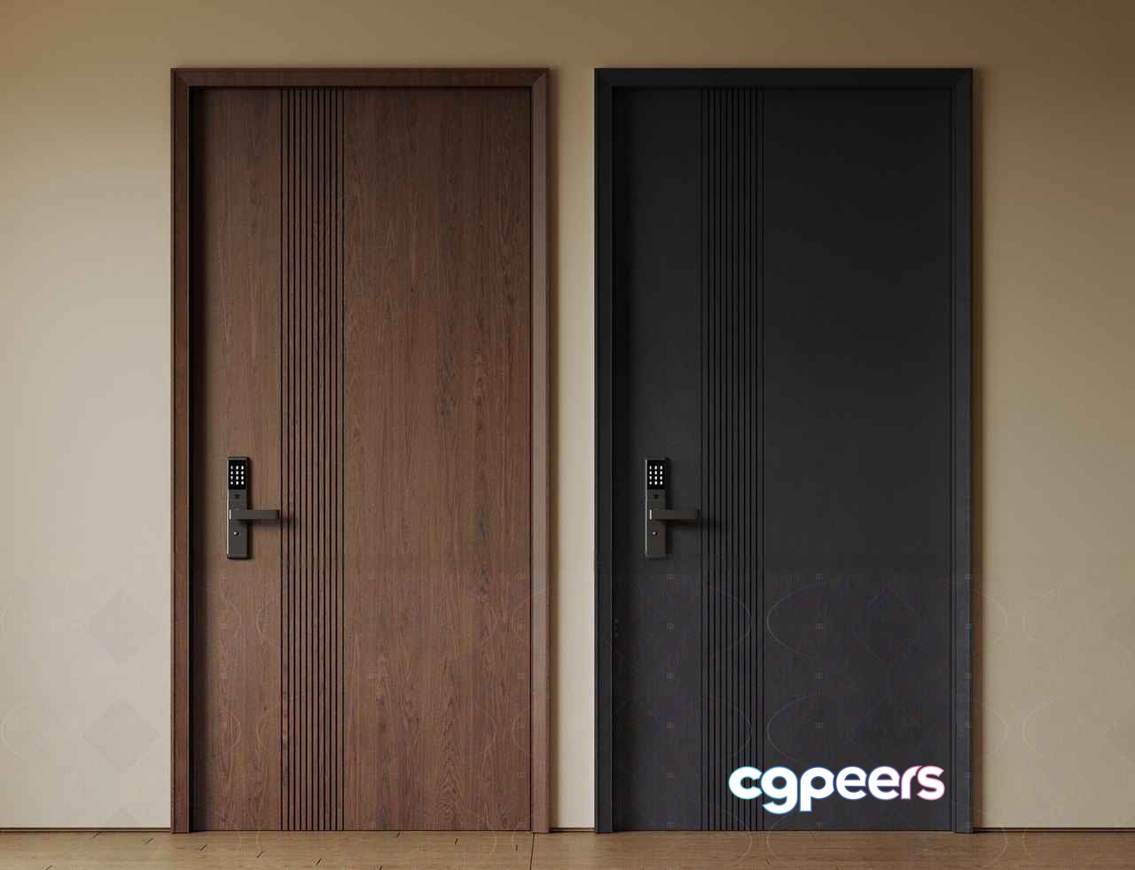 Modern Door Design 3D Model - 21327 - CORONA Render Modern Door Design 3D Model - 21327 - CORONA Render