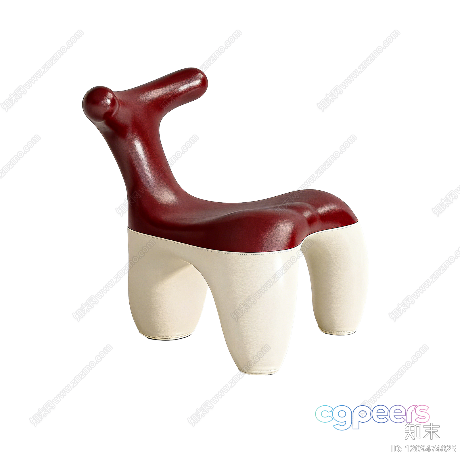 Abstract Chair 3D Model - 7573 - VRAY Render