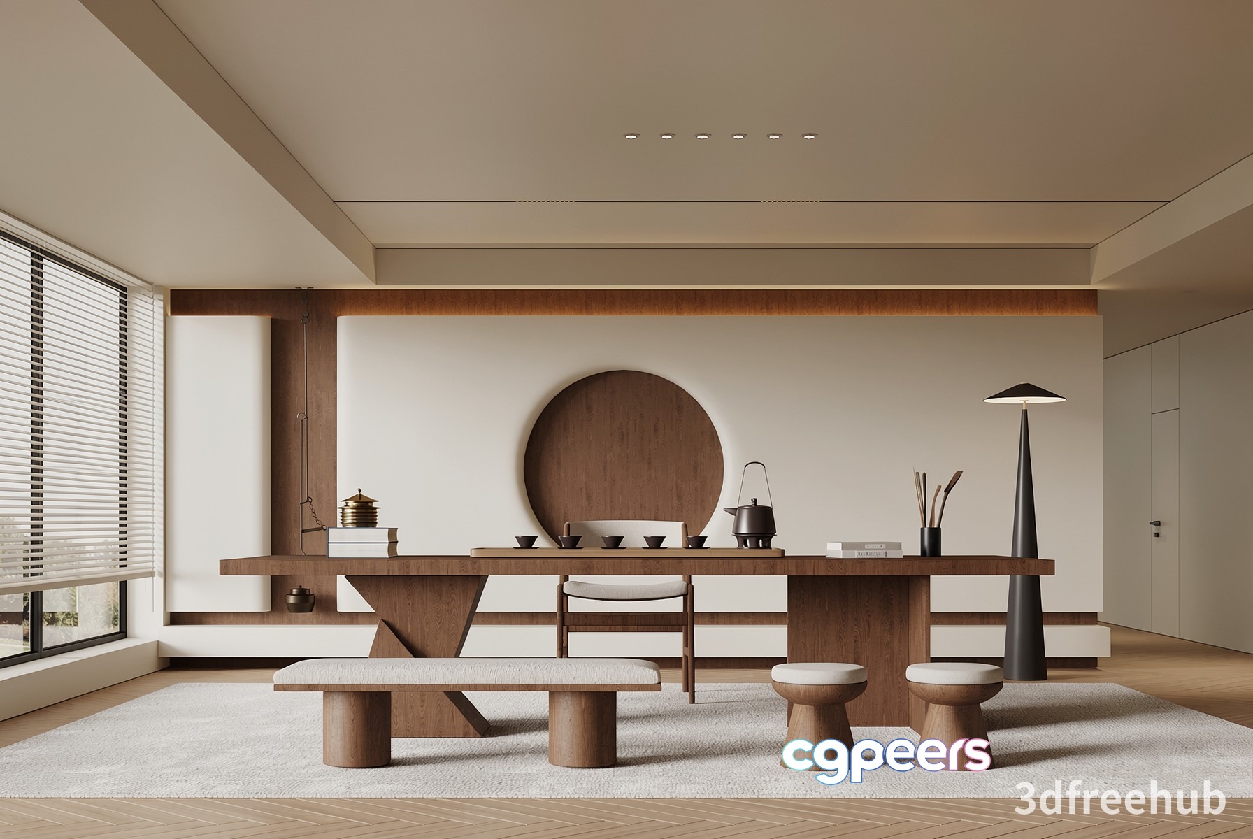 Modern Office Space 3D Model - 21939 - VRAY Render Modern Office Space 3D Model - 21939 - VRAY Render
