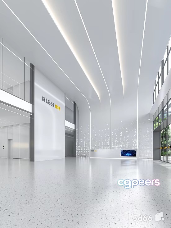 Modern White Room 3D Model - 20033 - VRAY Render