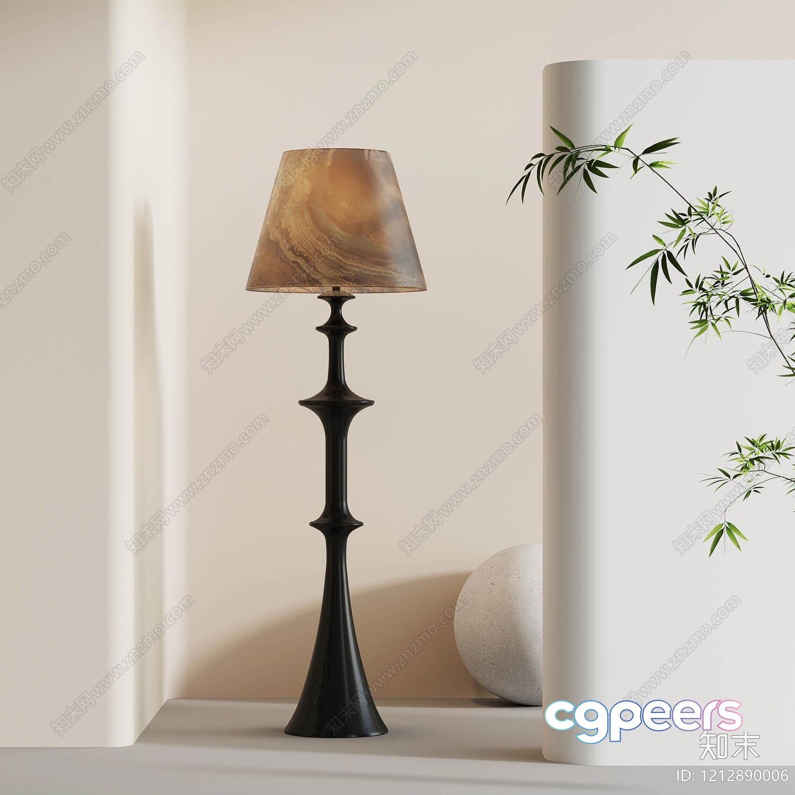 Modern Table Lamp 3D Model - 14594 - VRAY Render Modern Table Lamp 3D Model - 14594 - VRAY Render