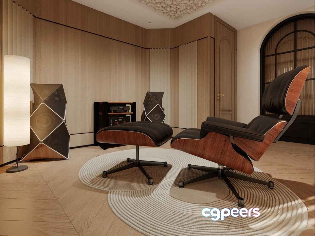Modern Living Room 3D Model - 5571 - CORONA Render