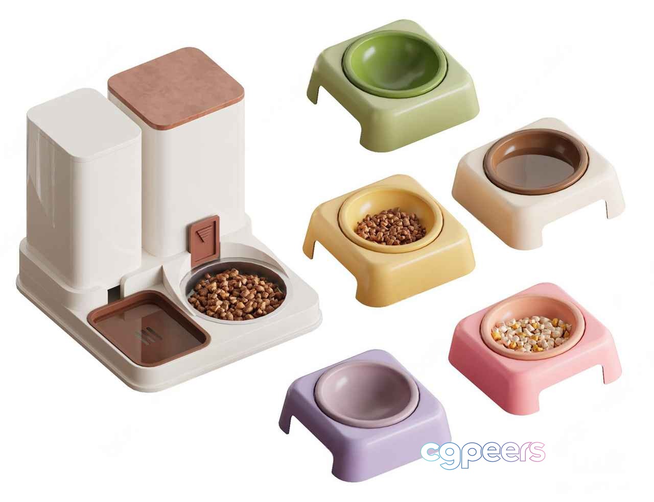 Pet Bowls 3D Model - 4745 - CORONA Render
