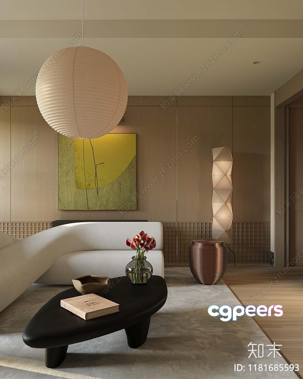 Modern Living Room 3D Model - 140 - VRAY Render Modern Living Room 3D Model - 140 - VRAY Render