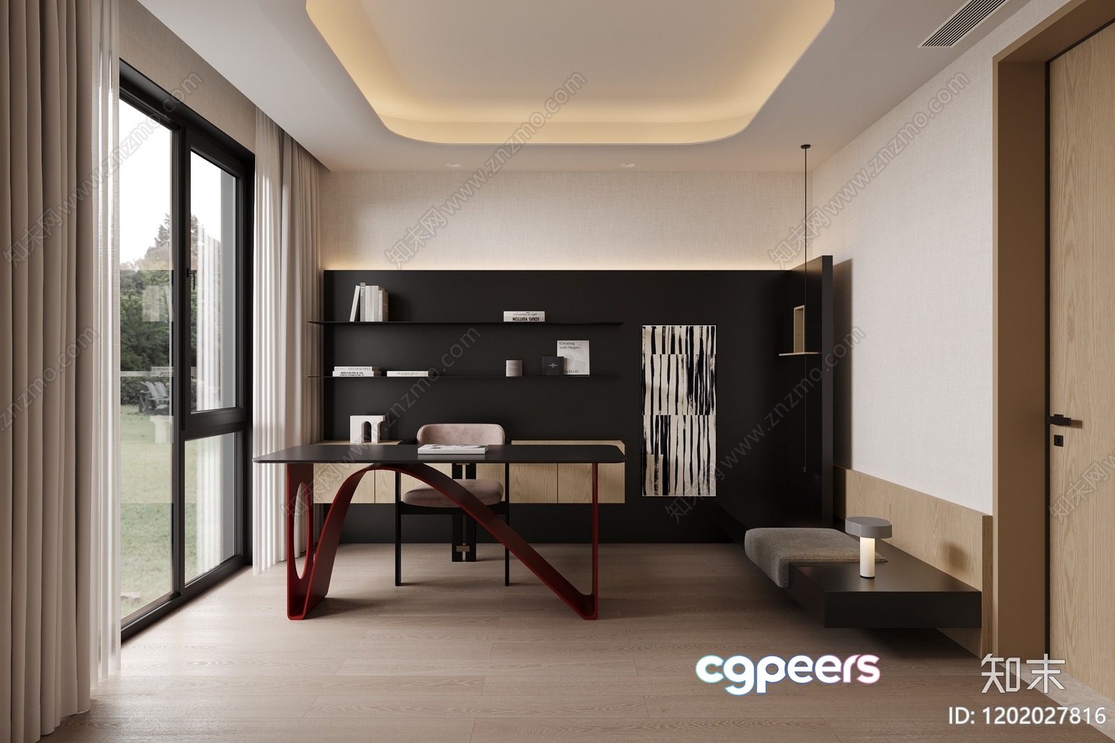 Modern Office Space 3D Model - 15040 - CORONA Render