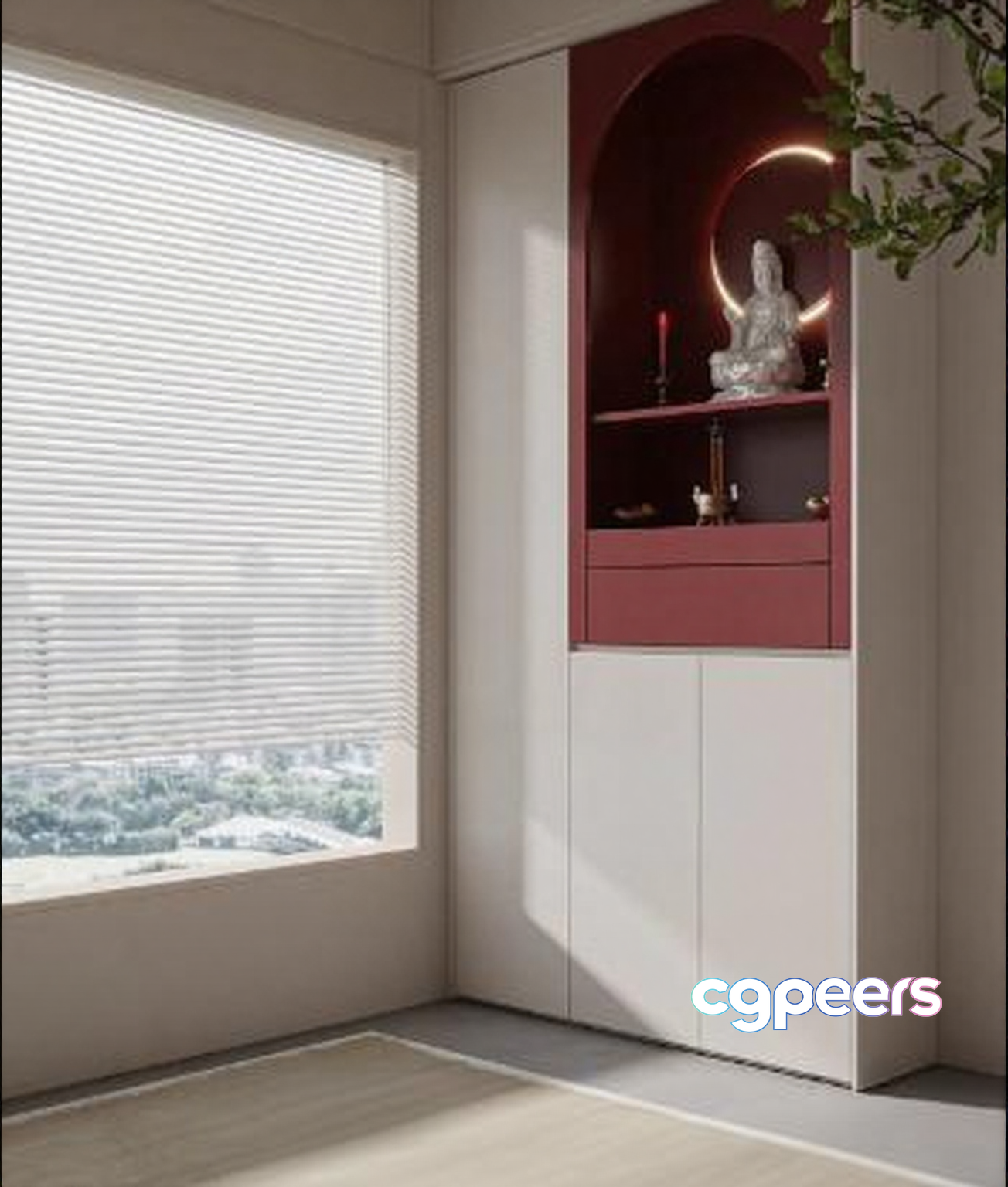 Modern Minimalist Decor 3D Model - 1165 - VRAY Render