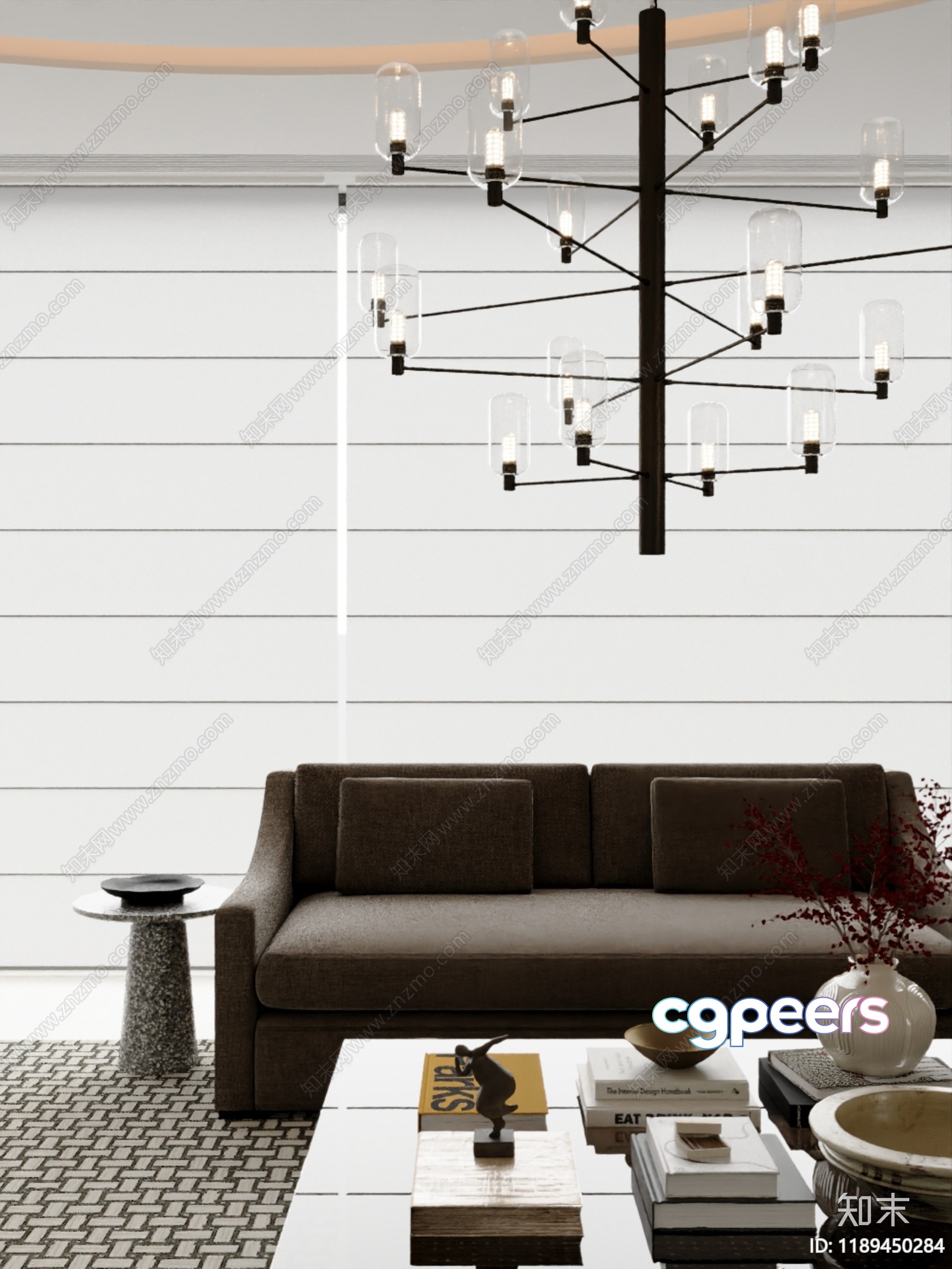 Modern Living Room 3D Model - 14223 - CORONA Render Modern Living Room 3D Model - 14223 - CORONA Render