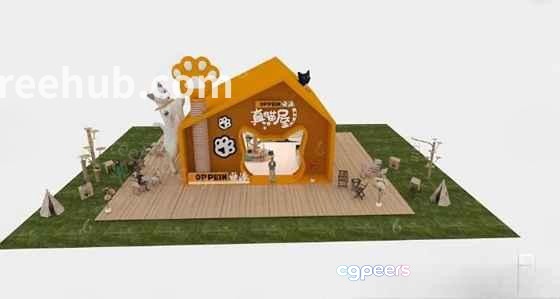 A 3D Model Of A House 3D Model - 18893 - VRAY Render