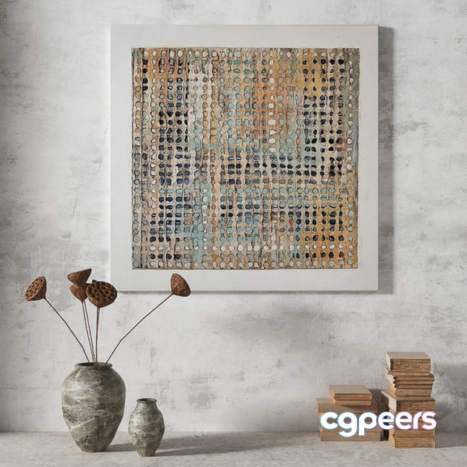 Modern Art Piece 3D Model - 9732 - VRAY Render Modern Art Piece 3D Model - 9732 - VRAY Render