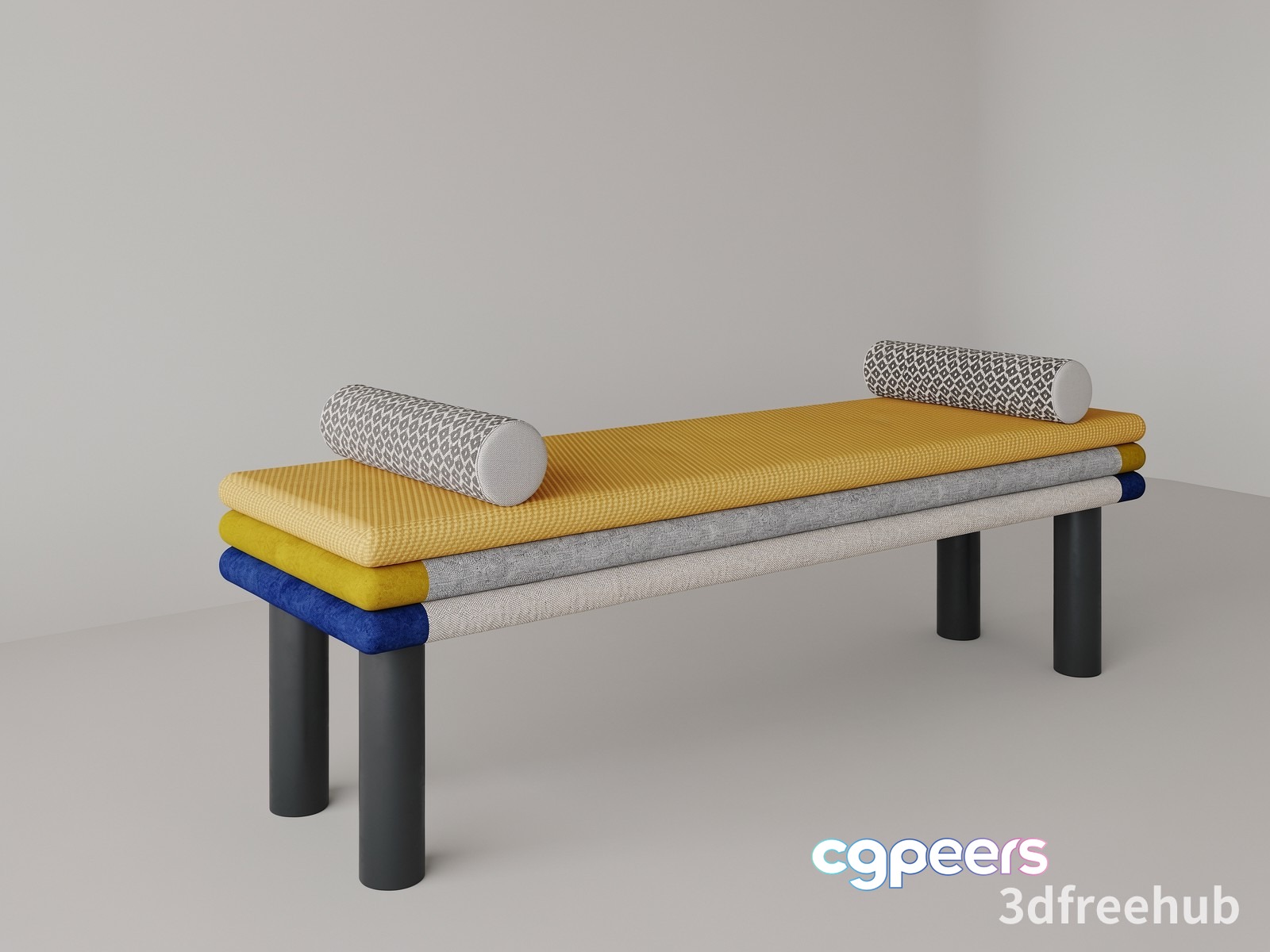 Modern Daybed 3D Model - 21150 - VRAY Render