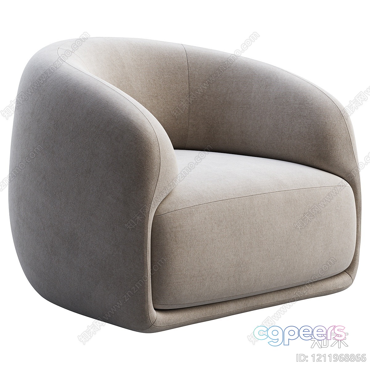 Modern Armchair 3D Model - 10421 - VRAY Render Modern Armchair 3D Model - 10421 - VRAY Render