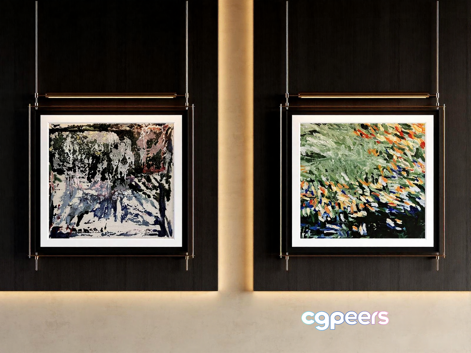 Abstract Art Pieces 3D Model - 20623 - CORONA Render