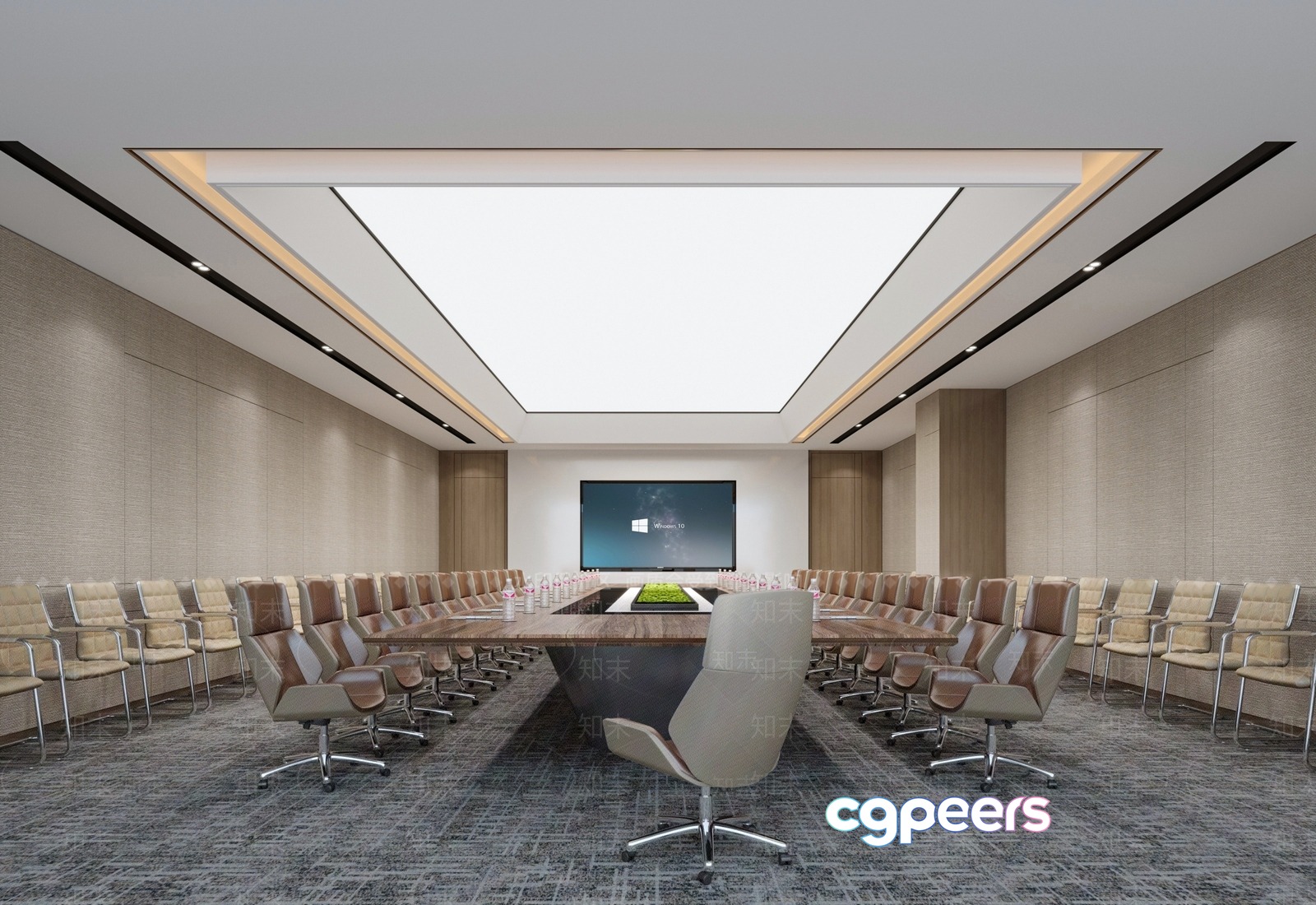 A Large Conference Room 3D Model - 20959 - CORONA Render