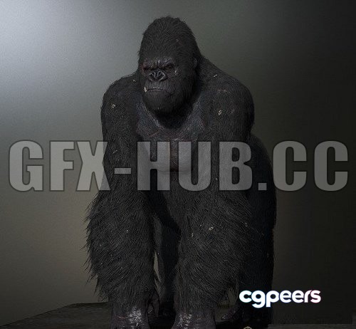 3D Game Assets - King Kong 3D Model 3D Game Assets - King Kong 3D Model