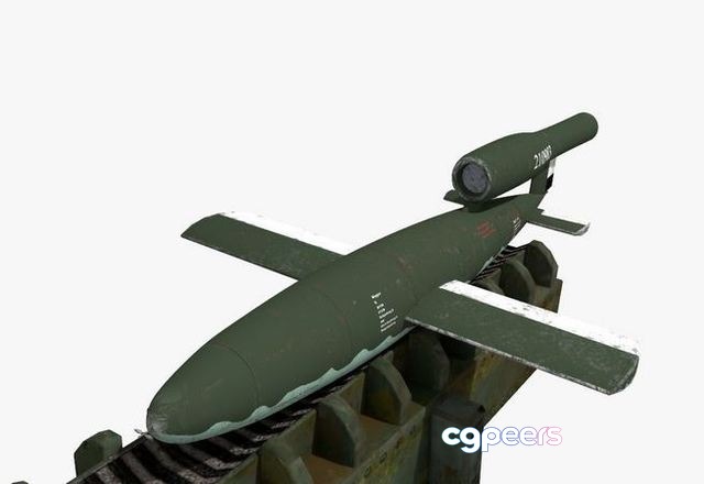 3D Game Assets - V-1 Flying bomb Low-poly 3D Game Assets - V-1 Flying bomb Low-poly