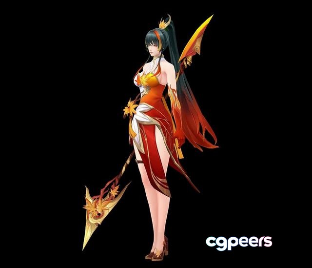 3D Game Assets - Female warrior 3D Game Assets - Female warrior