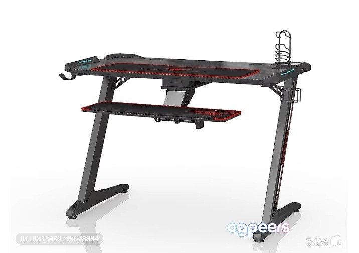 Modern Computer Desk 3D Model - 705 - VRAY Render