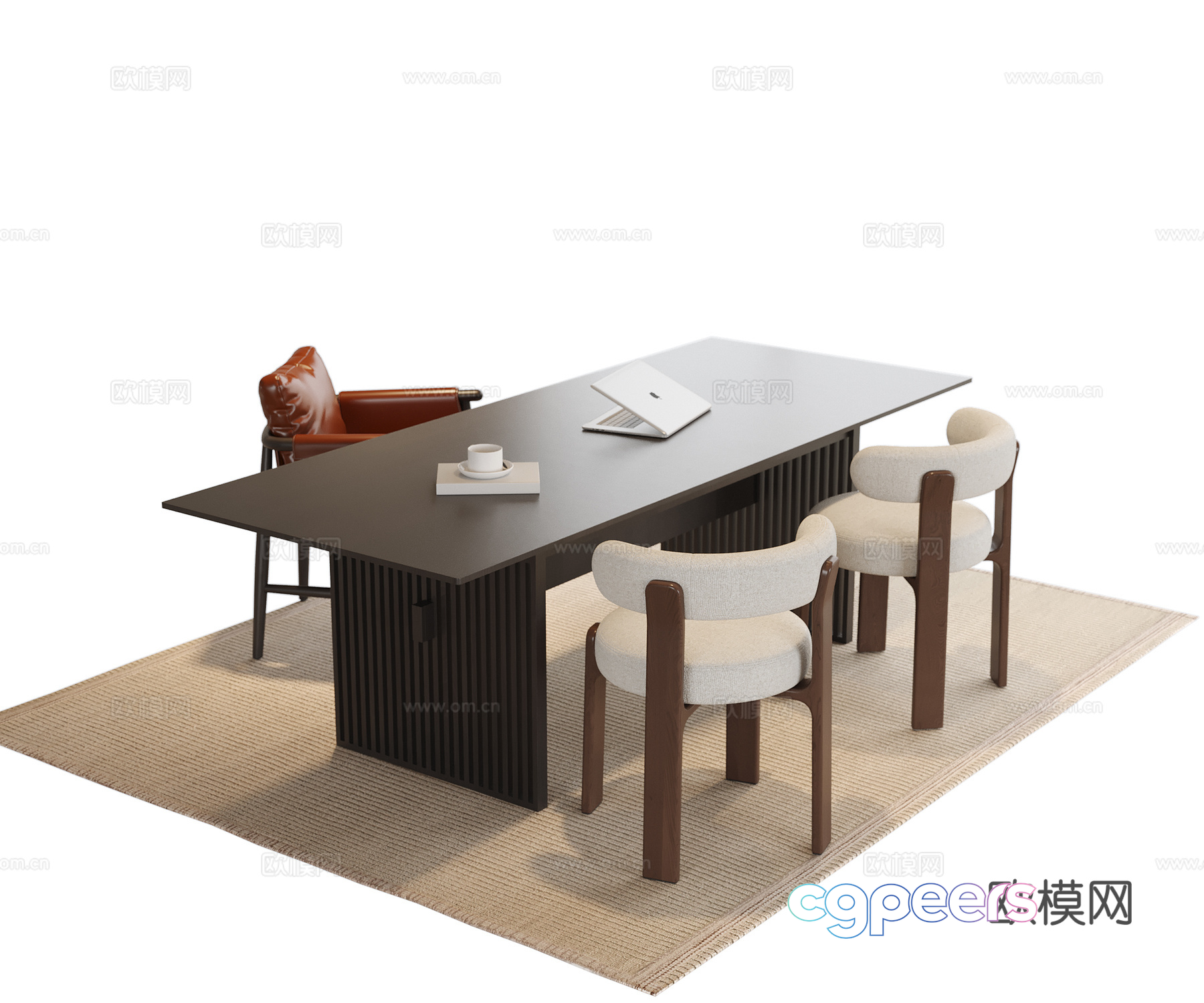 Modern Office Space 3D Model - 16580 - VRAY Render Modern Office Space 3D Model - 16580 - VRAY Render