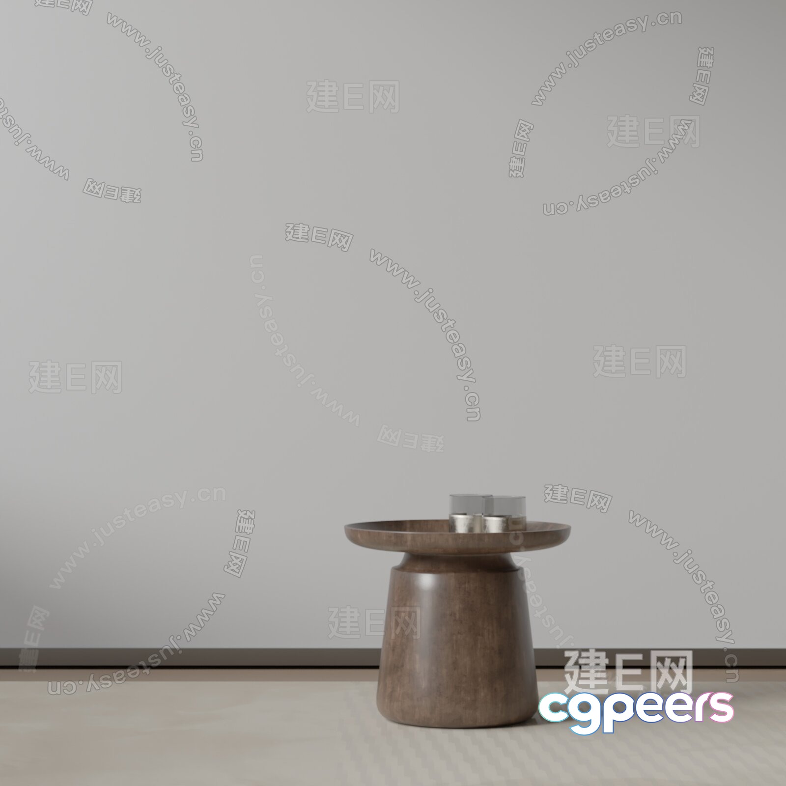 Modern Side Table 3D Model - 20986 - VRAY Render