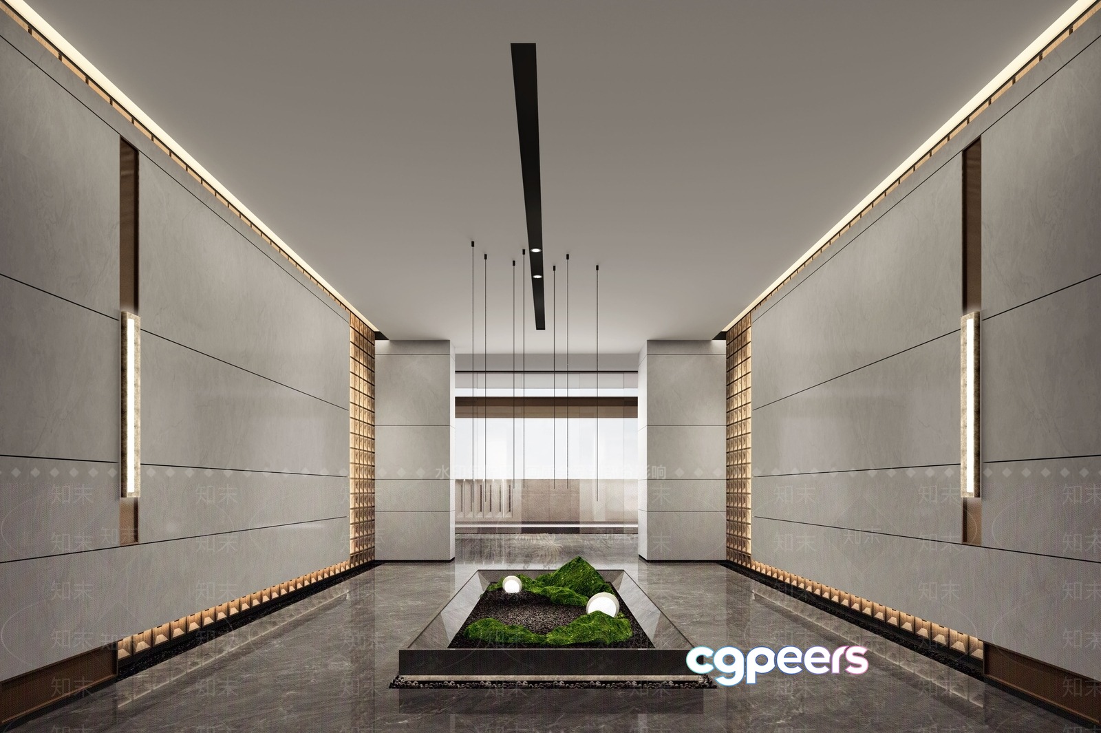 A Modern Minimalist Interior 3D Model - 11539 - VRAY Render A Modern Minimalist Interior 3D Model - 11539 - VRAY Render