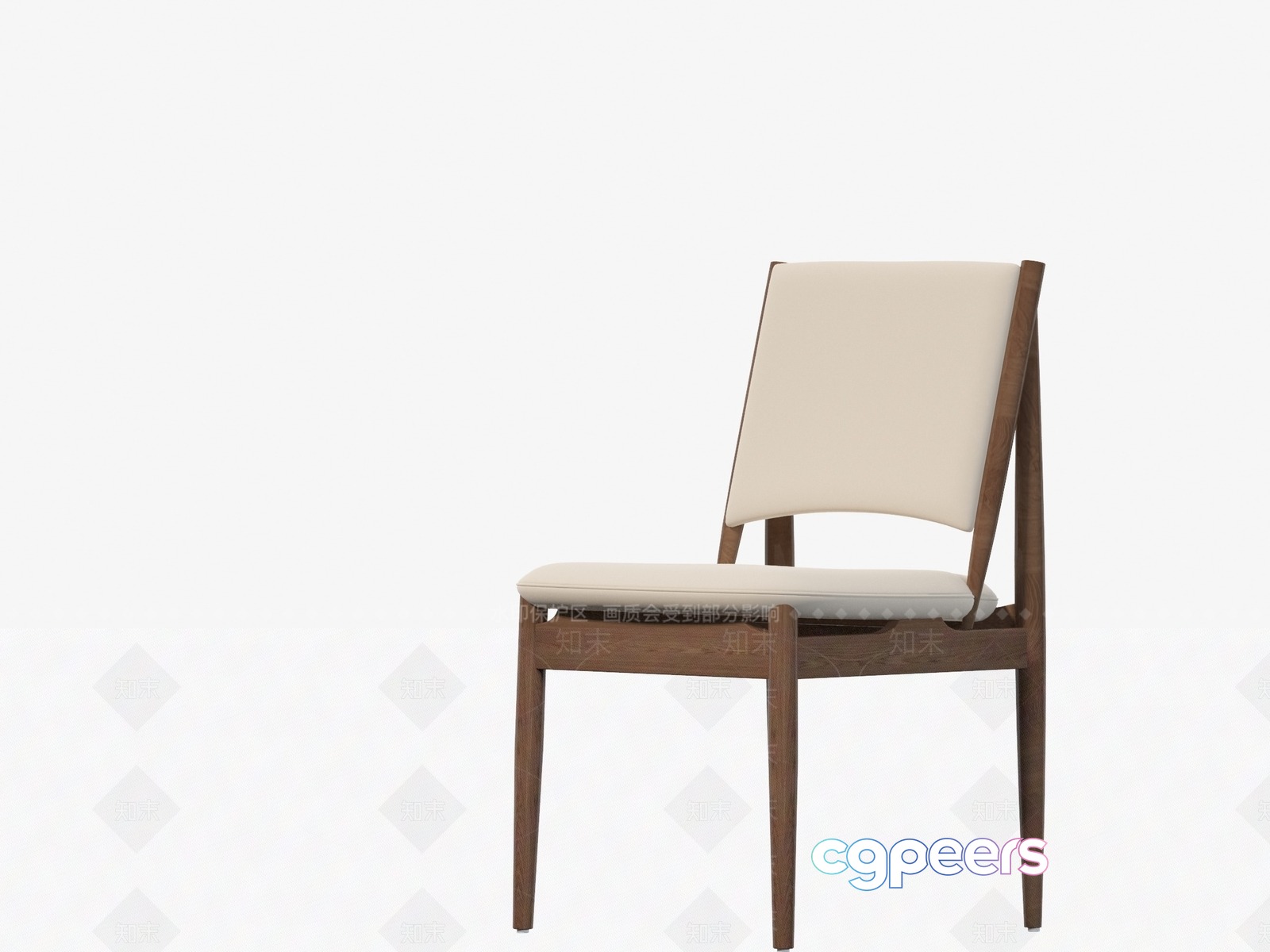 Wooden Dining Chair 3D Model - 4350 - VRAY Render Wooden Dining Chair 3D Model - 4350 - VRAY Render